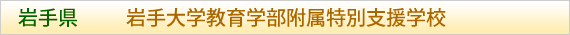 岩手県 岩手大学教育学部附属特別支援学校